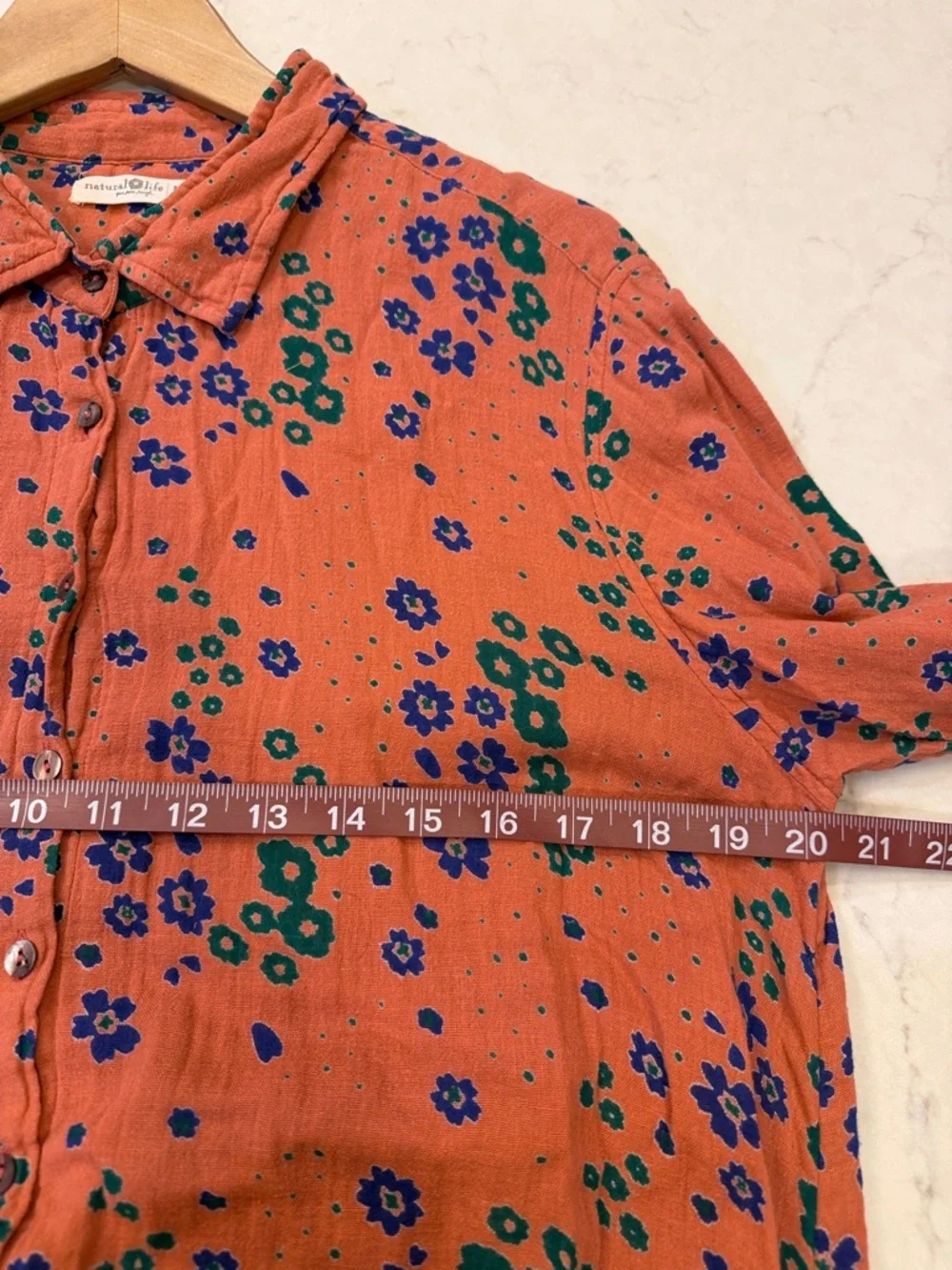 Natural Life Georgia Dress Floral Flowers Pockets Size Medium - Picture 5 of 9